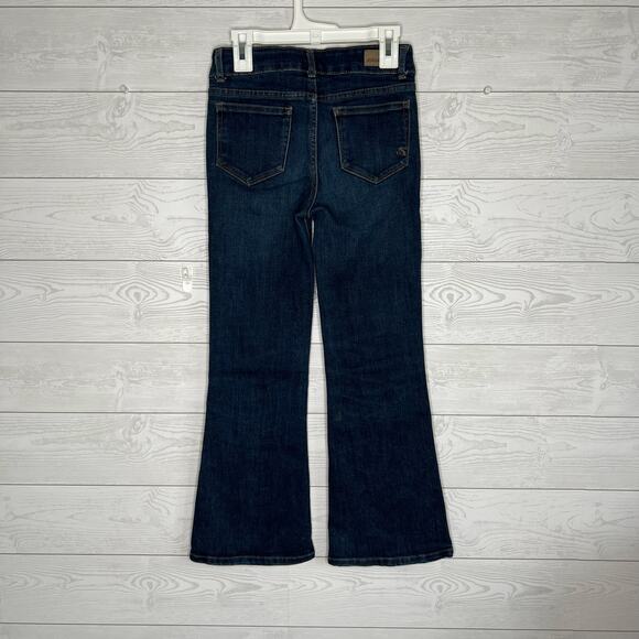 Jordache dark wash flare jeans Girls' size 8 - Picture 2 of 7